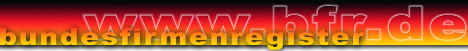 BFR | Bundesfirmenregister